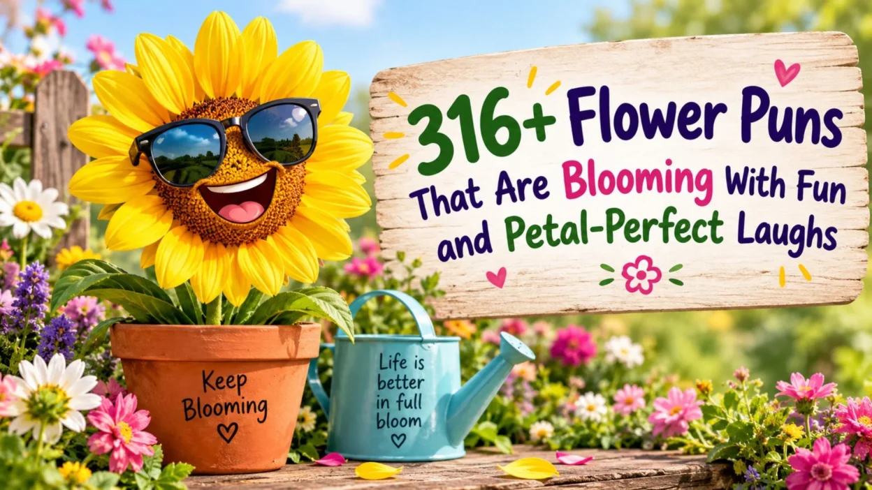 316+ Flower Puns That Are Blooming With Fun and Petal-Perfect Laughs