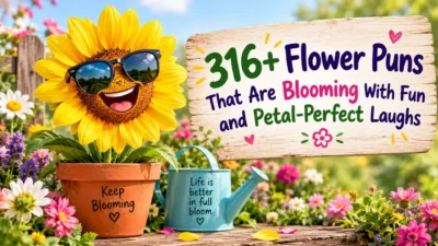 316+ Flower Puns That Are Blooming With Fun and Petal-Perfect Laughs